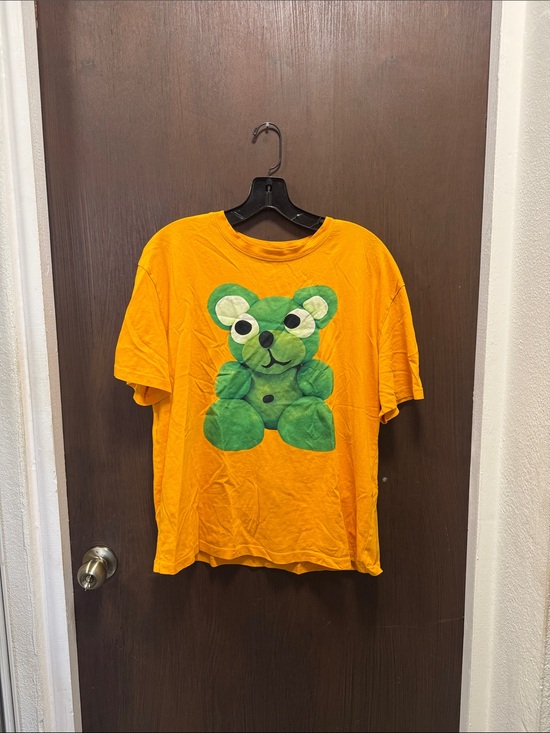 Zara Other - Zara Orange Tee with Green Bear Graphic